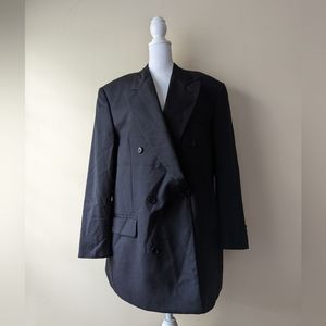 Principe Black Suit Jacket Blazer Large